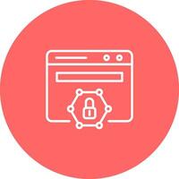 Web Protected Vector Icon