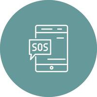 SOS Vector Icon