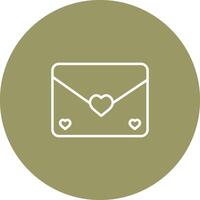 Wedding Envelope Vector Icon