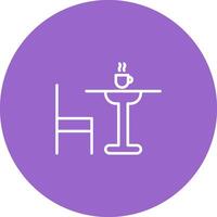 Tea Table Vector Icon