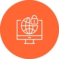 Internet Security Vector Icon