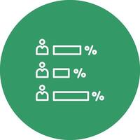 Voting Result Vector Icon
