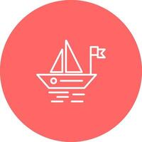 Small Boat Vector Icon