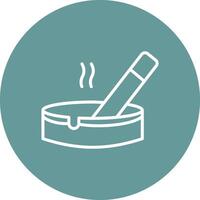 Ashtray Vector Icon