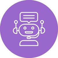 Chat Bot Vector Icon