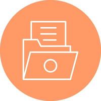 List Folder Vector Icon