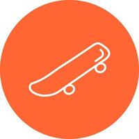 icono de vector de patineta