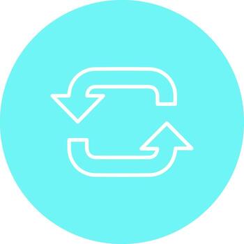 icono de vector de bucle