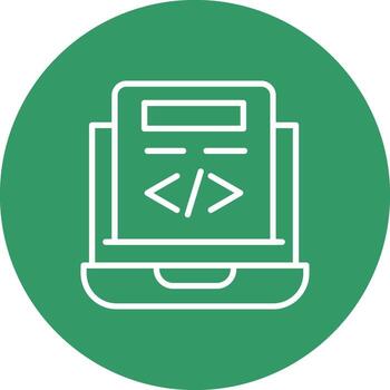 icono de vector de codificación