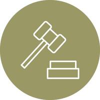 Gavel Vector Icon