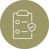 Insurance Policy Vector Icon