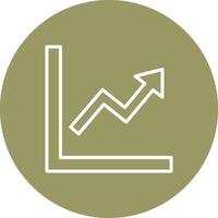 Graph Up Vector Icon