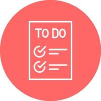 Today to Done Checklist Vector Icon