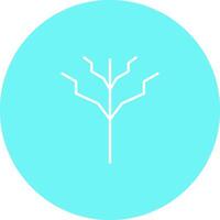Tree with no leaves Vector Icon