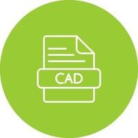 icono de vector de cad