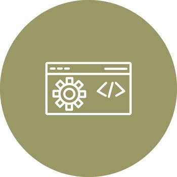 código mejoramiento vector icono