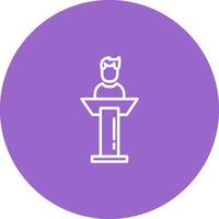 Elected Candidate Vector Icon