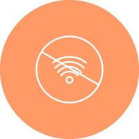 sin icono de vector wifi