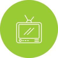 Television Broadcast Vector Icon