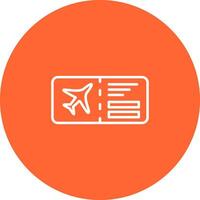 Plane Tickets Vector Icon