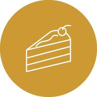 Cake Slice Vector Icon