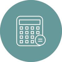 icono de vector de calculadora de negocios