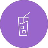 Iced Coffee Vector Icon