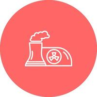 Nuclear Plant Vector Icon