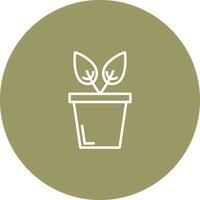 Plant Pot Vector Icon