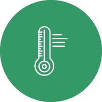 icono de vector de temperatura