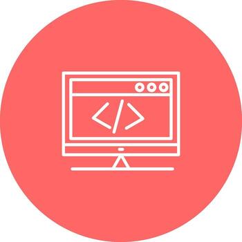 HTML Coding Vector Icon