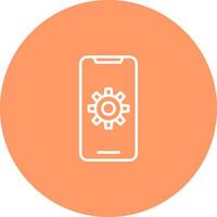 Mobile App Developing Vector Icon