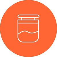 Jar on Display Vector Icon