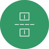 Linked Road Vector Icon