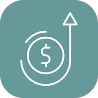 Money Growth Vector Icon