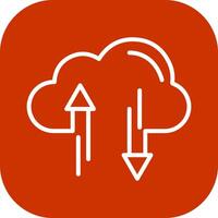 Cloud Storage Vector Icon