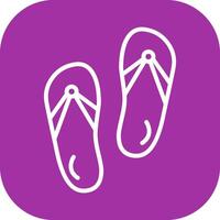 Slippers Vector Icon