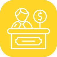 Cashier Vector Icon