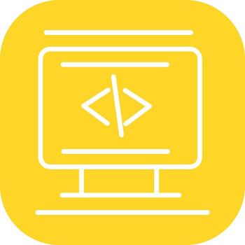 icono de vector de codificación