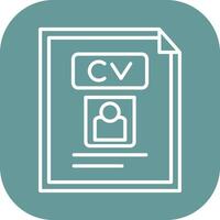 CV Vector Icon