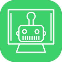 Artificial Bot Vector Icon