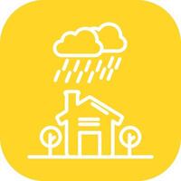 Rain Vector Icon