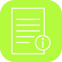 Information Document Vector Icon