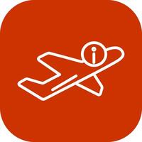 Flight Information Vector Icon