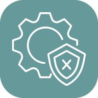 Unprotected Vector Icon