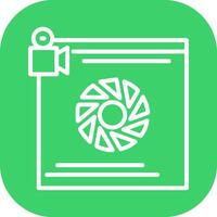 Camera Lens Vector Icon