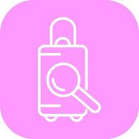 Find Luggage Vector Icon