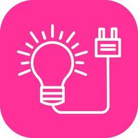 Electric Bulb Vector Icon