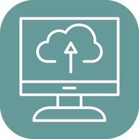 Cloud Backup Vector Icon