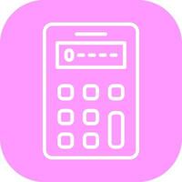 icono de vector de calculadora